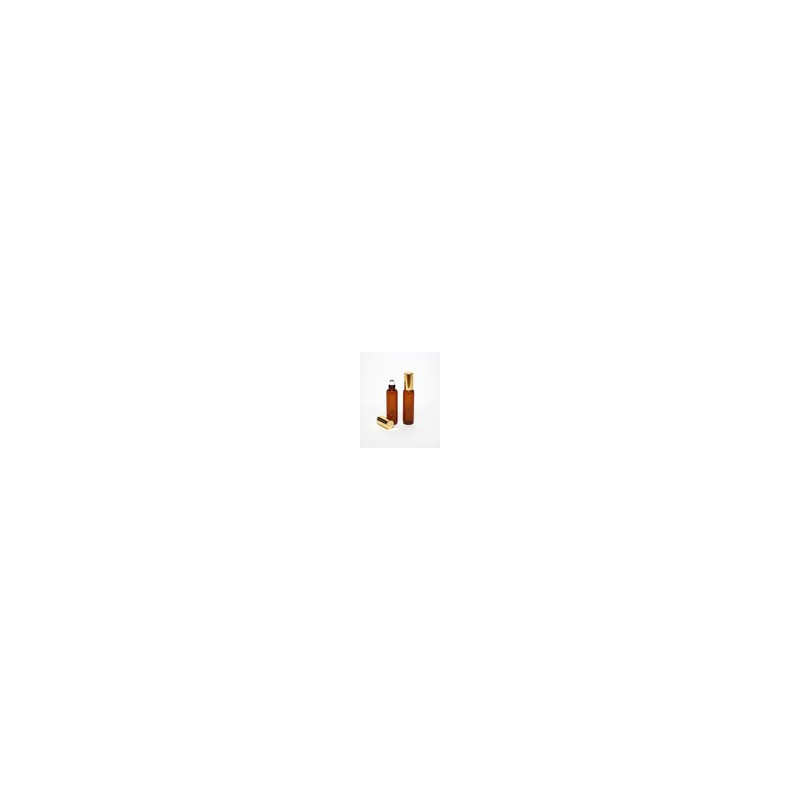 GA010ml 茶色玻璃瓶 - 鋼珠頭滾珠