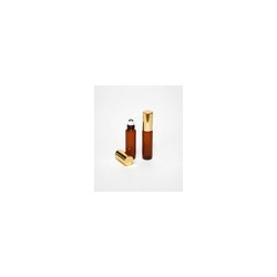GA005ml 茶色玻璃瓶 - 鋼珠頭滾珠