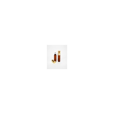 GA005ml 茶色玻璃瓶 - 鋼珠頭滾珠