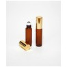 GA005ml 茶色玻璃瓶 - 鋼珠頭滾珠