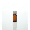 茶色精油瓶连保险内塞白色盖-10ml