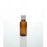 茶色精油瓶连保险内塞白色盖-30ml
